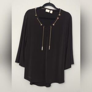 Chicos Tunic Top  Sz 2= L